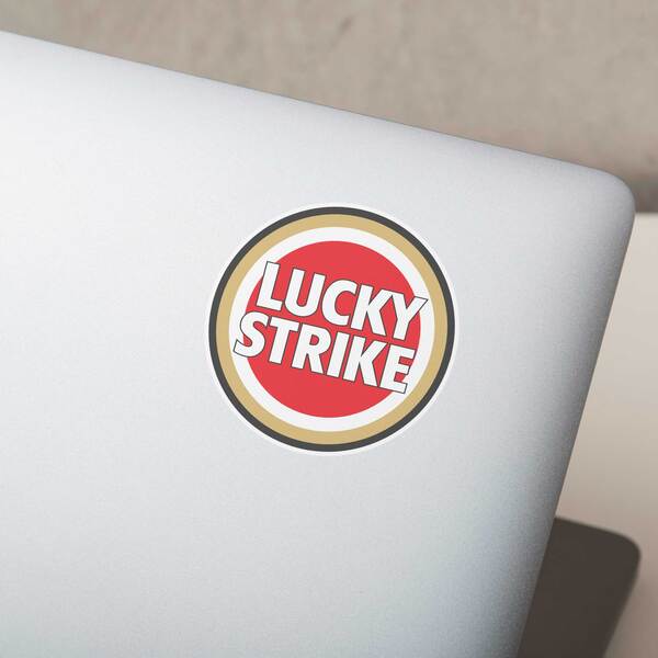 Autocollants: Lucky Strike Couleur