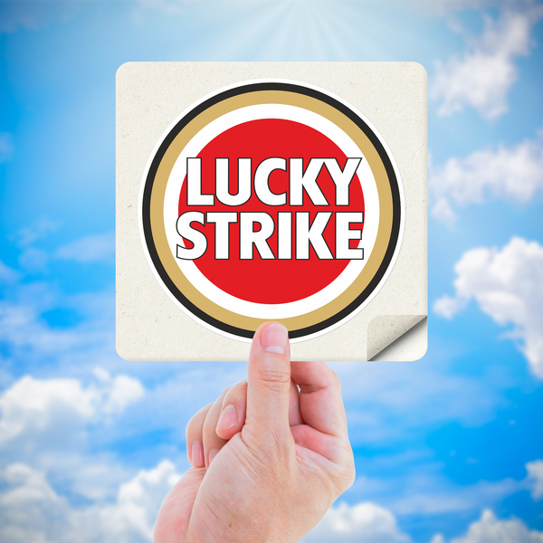 Autocollants: Lucky Strike Couleur