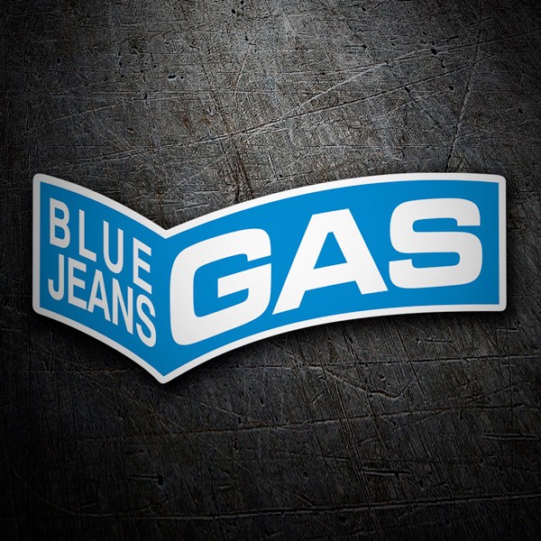 Autocollants: Gas Blue Jeans 3