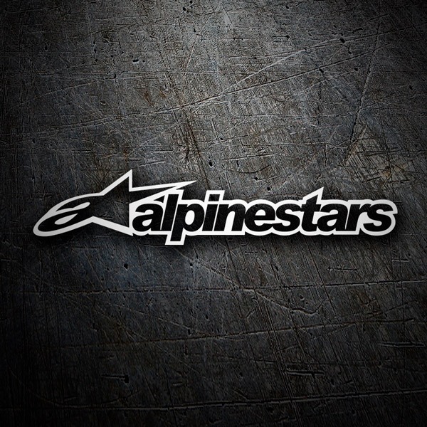 Autocollants: Alpinestars avec Logo Stylis&eacute;