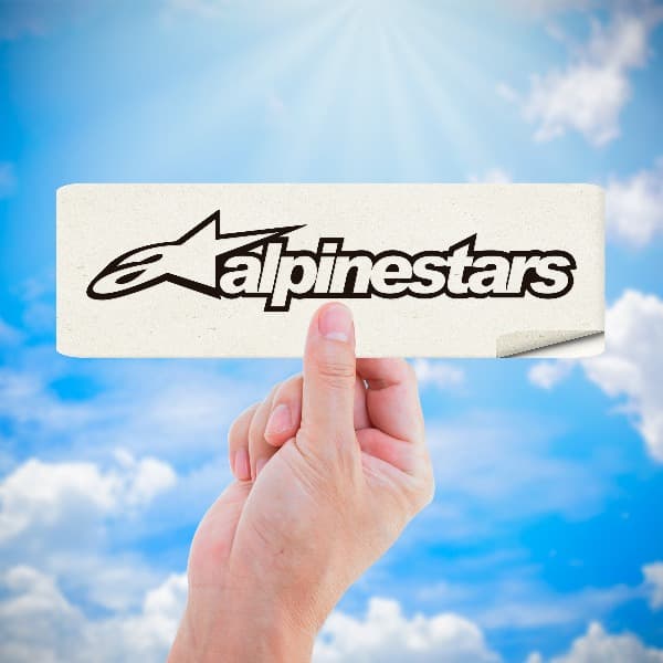 Autocollants: Alpinestars avec Logo Stylis&eacute;