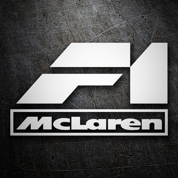 Autocollants: Logotype McLaren en Style Sportif
