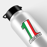 Autocollants: Logo Aprilia num&eacute;ro 1 5
