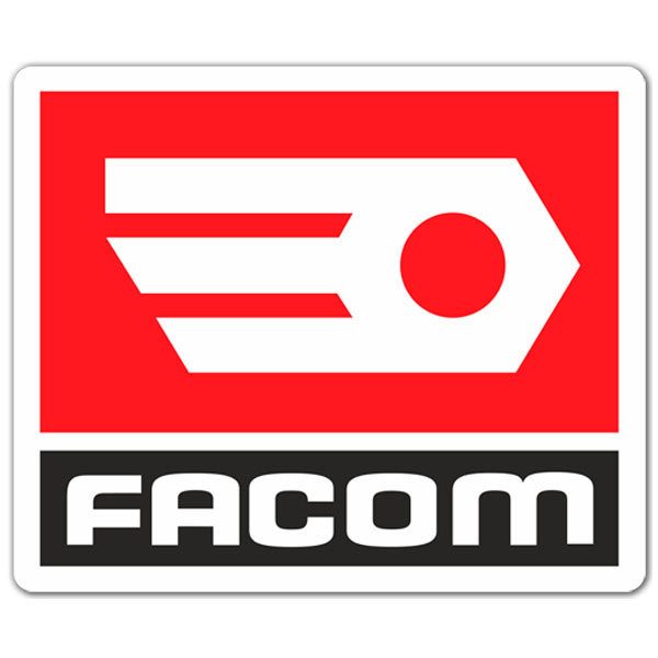 Autocollant Décoratif Moto FACOM - Vinyle Imprimé, Imperméable, Facile à Poser