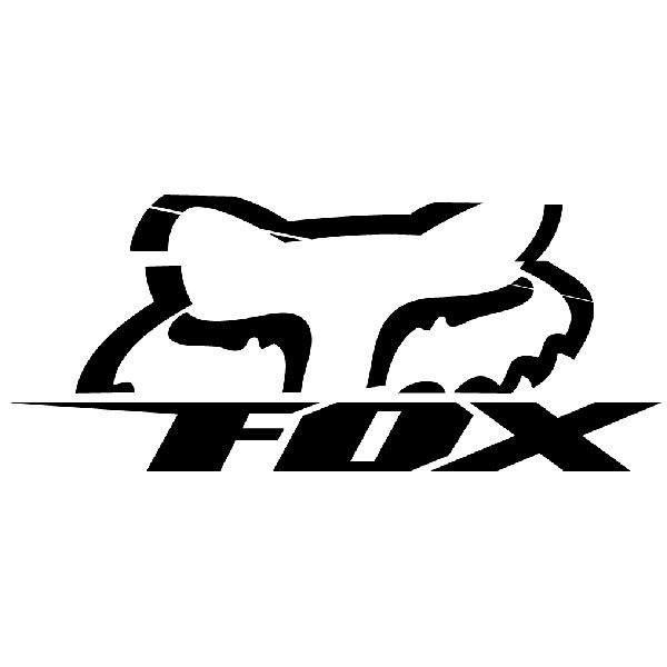 Autocollants: Fox logo 1