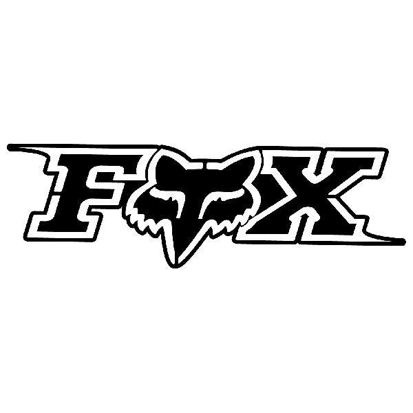 Autocollants: Fox logo 2