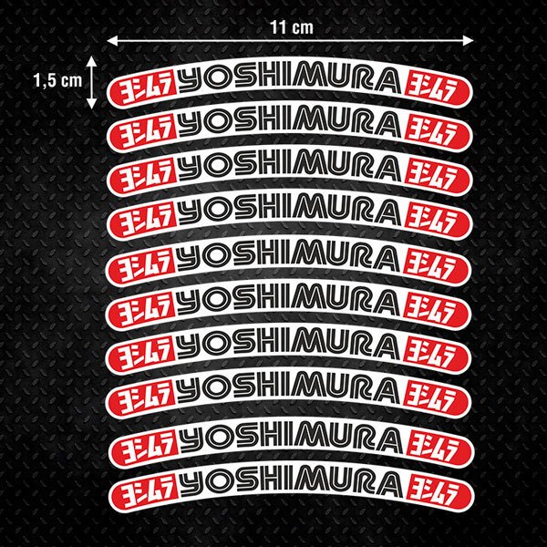 Autocollants: Yoshimura jante 10X