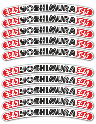Autocollants: Yoshimura jante 10X