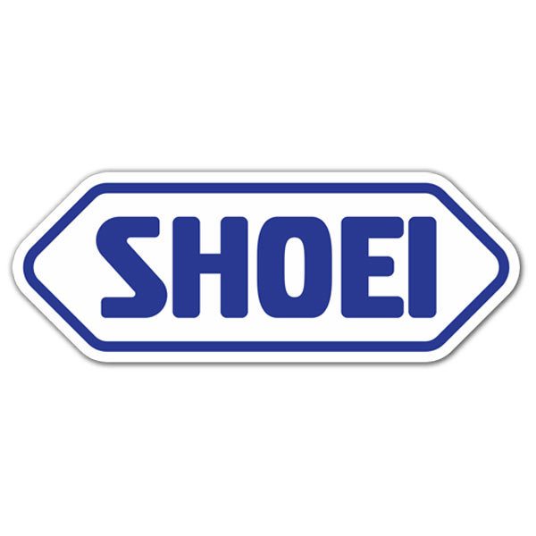 Autocollants: Shoei 2 bleu