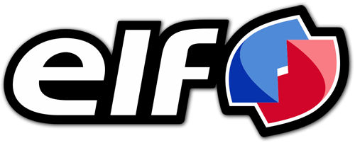 Autocollants: Num&eacute;ro 5 ELF