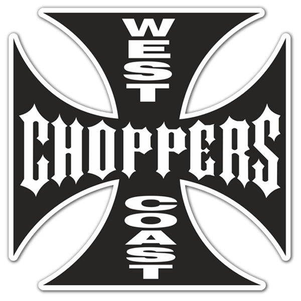 Autocollants: West Choppers Coast 2