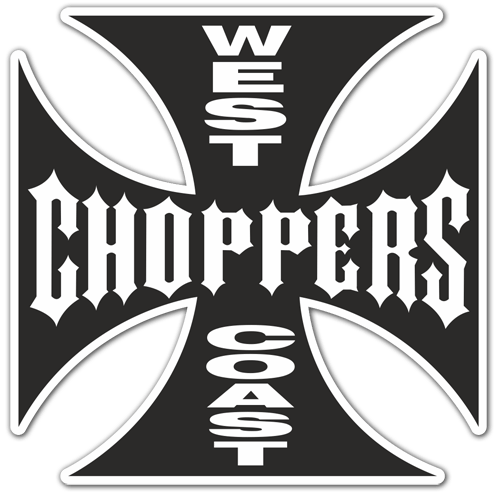 Autocollants: West Choppers Coast 2