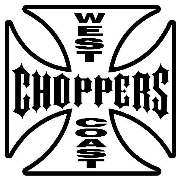 Autocollants: West Choppers Coast 3