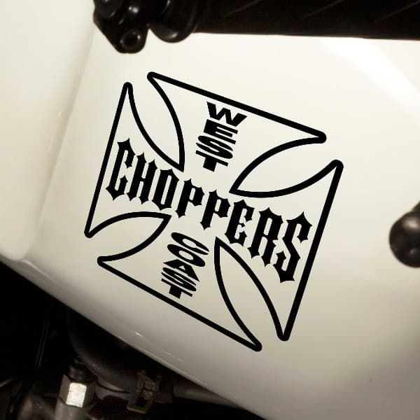 Autocollants: West Choppers Coast 3