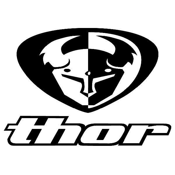 Autocollants: Thor 1 avec logo bison