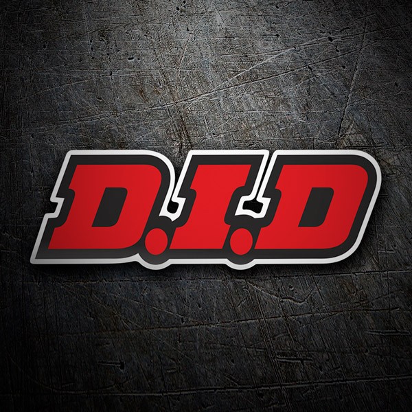Autocollants: Logo D.I.D en Couleur