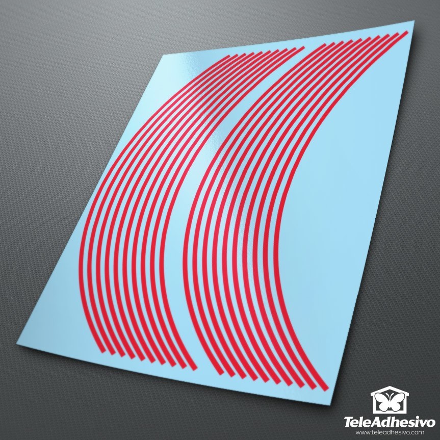 Autocollants: Bandes de bordure réfléchissantes 4 mm