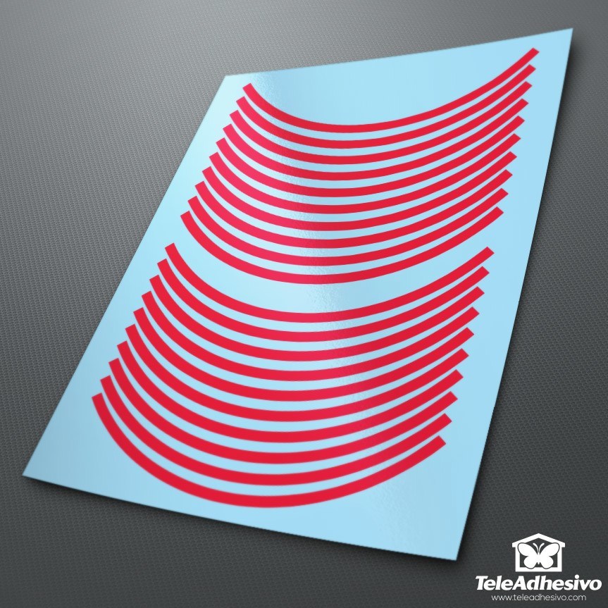 Autocollants: Kit de Bandes pour Llantas 10mm Suzuki