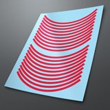 Autocollants: Kit de Bandes pour Llantas 10mm Suzuki 3