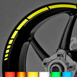 Autocollants: Moto GP Style 10 mm. bandes de jantes réfléchissan 3