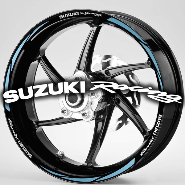 Autocollants: Kit liseret jante MotoGP Suzuki Racing