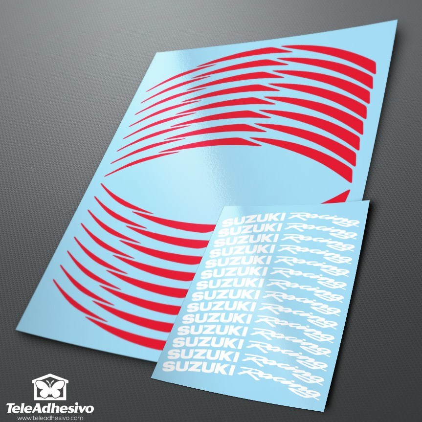 Autocollants: Bandes de jante MotoGP Suzuki Racing