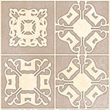 Stickers muraux: Carreaux de mosaïque aux noisettes 3