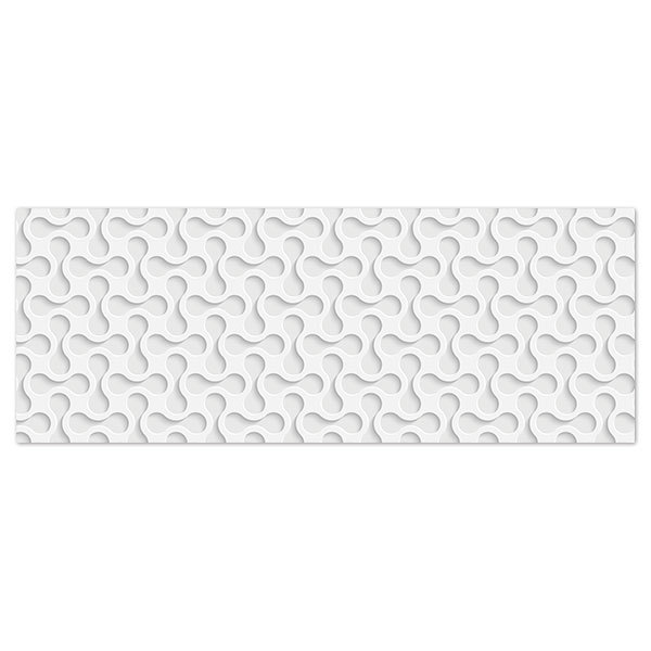 Stickers muraux: Chiffres blancs entrelacés