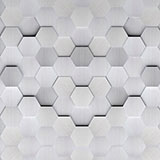 Stickers muraux: Hexagones en gris 3