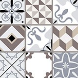 Stickers muraux: Tuiles de forme géométrique 3
