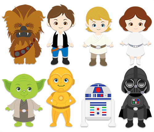 Stickers pour enfants: Kit Star Wars