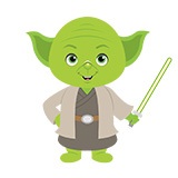 Stickers pour enfants: Yoda 6