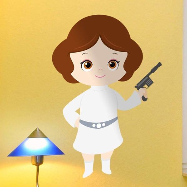 Stickers pour enfants: Princesse Leia