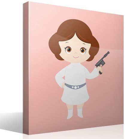Stickers pour enfants: Princesse Leia