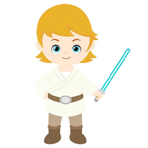 Stickers pour enfants: Luke Skywalker