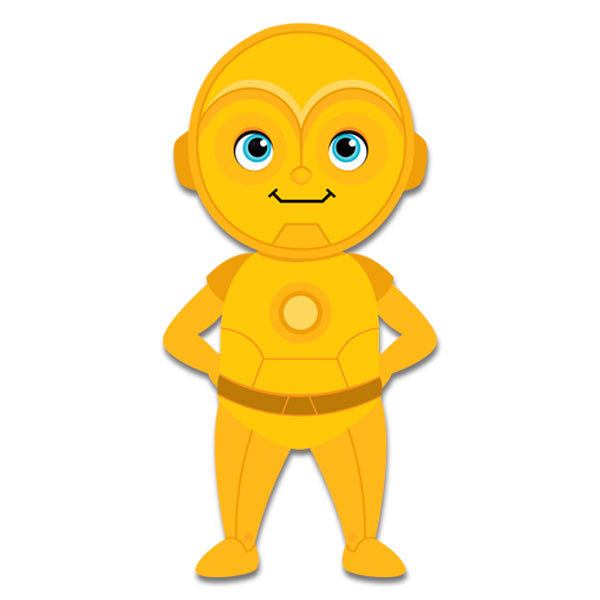 Stickers pour enfants: C3PO heureux