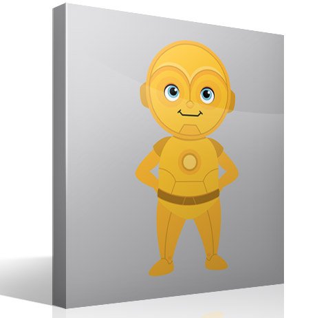 Stickers pour enfants: C3PO heureux