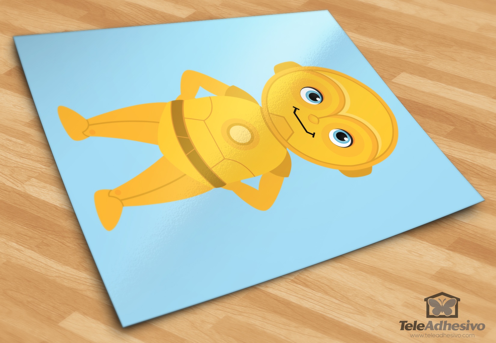 Stickers pour enfants: C3PO heureux