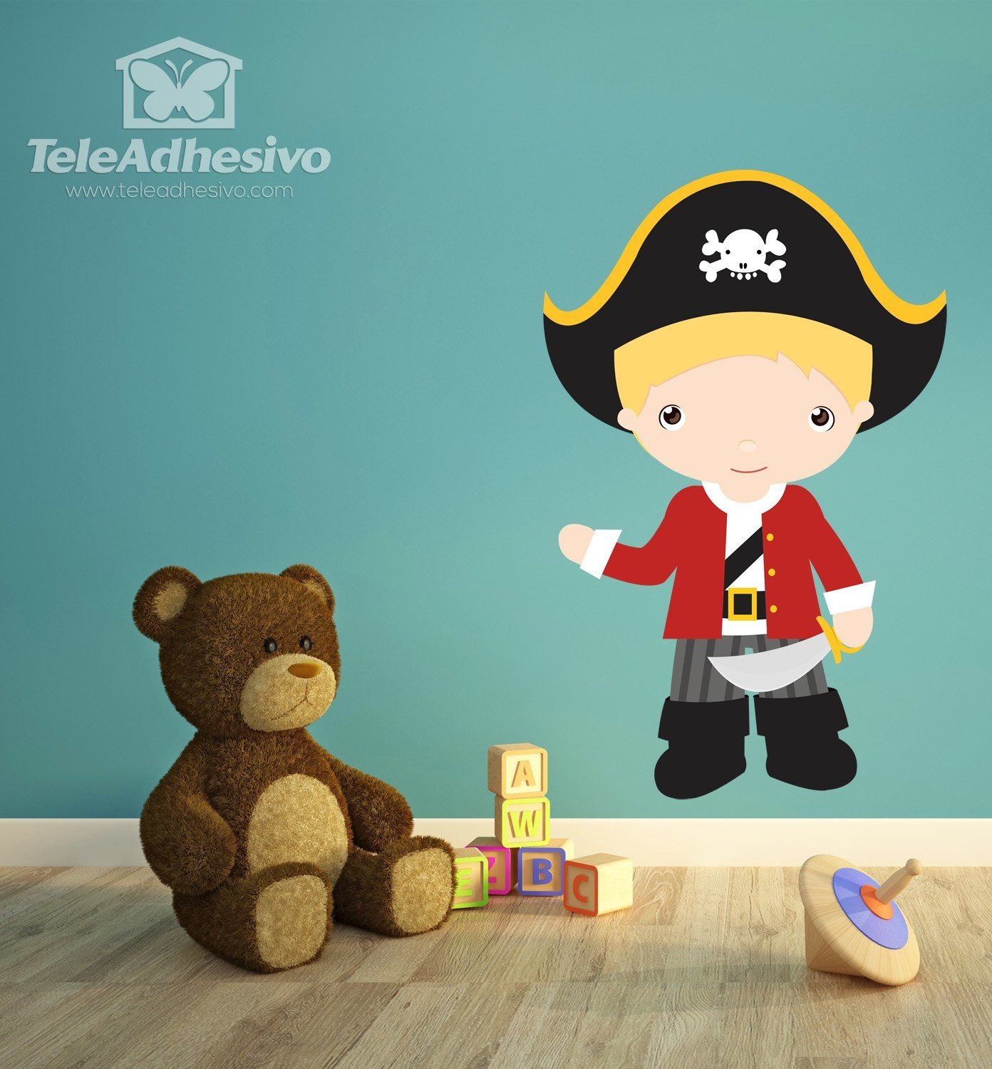 Stickers pour enfants: Capitaine blond