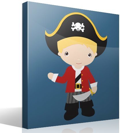 Stickers pour enfants: Capitaine blond