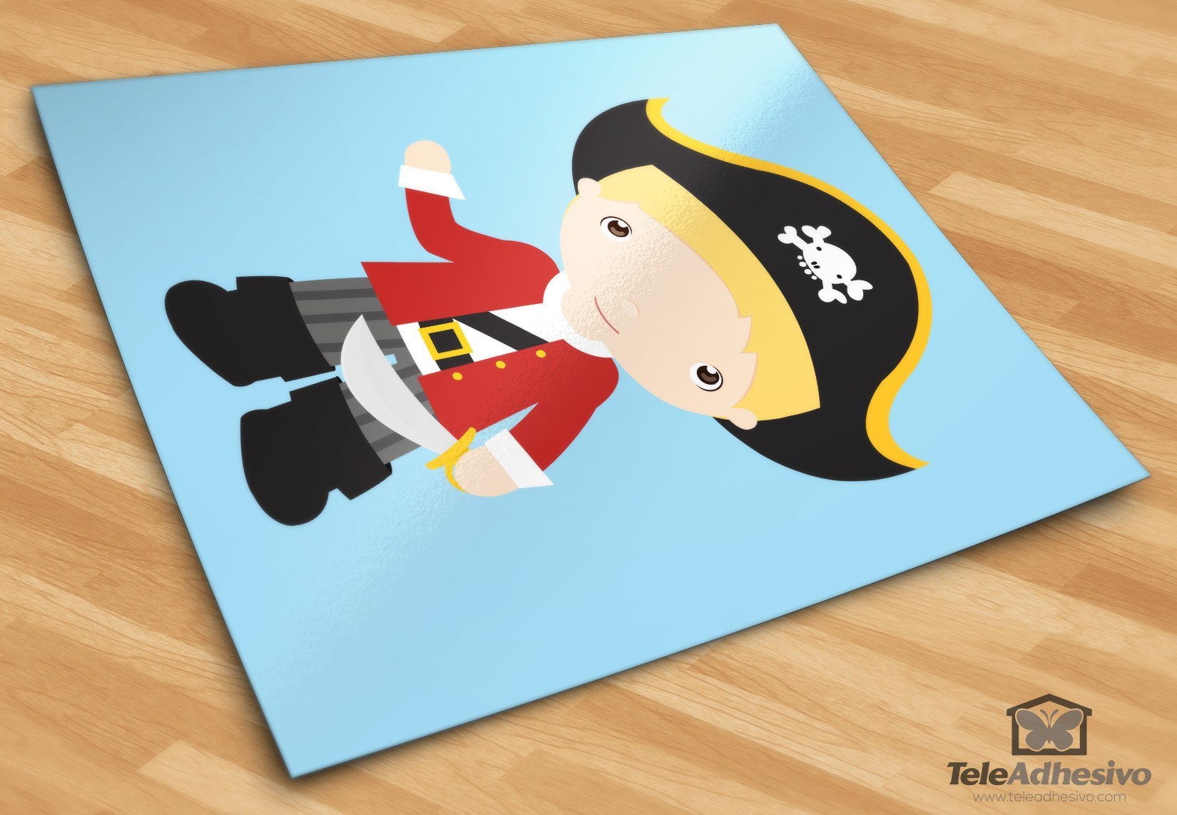 Stickers pour enfants: Capitaine blond