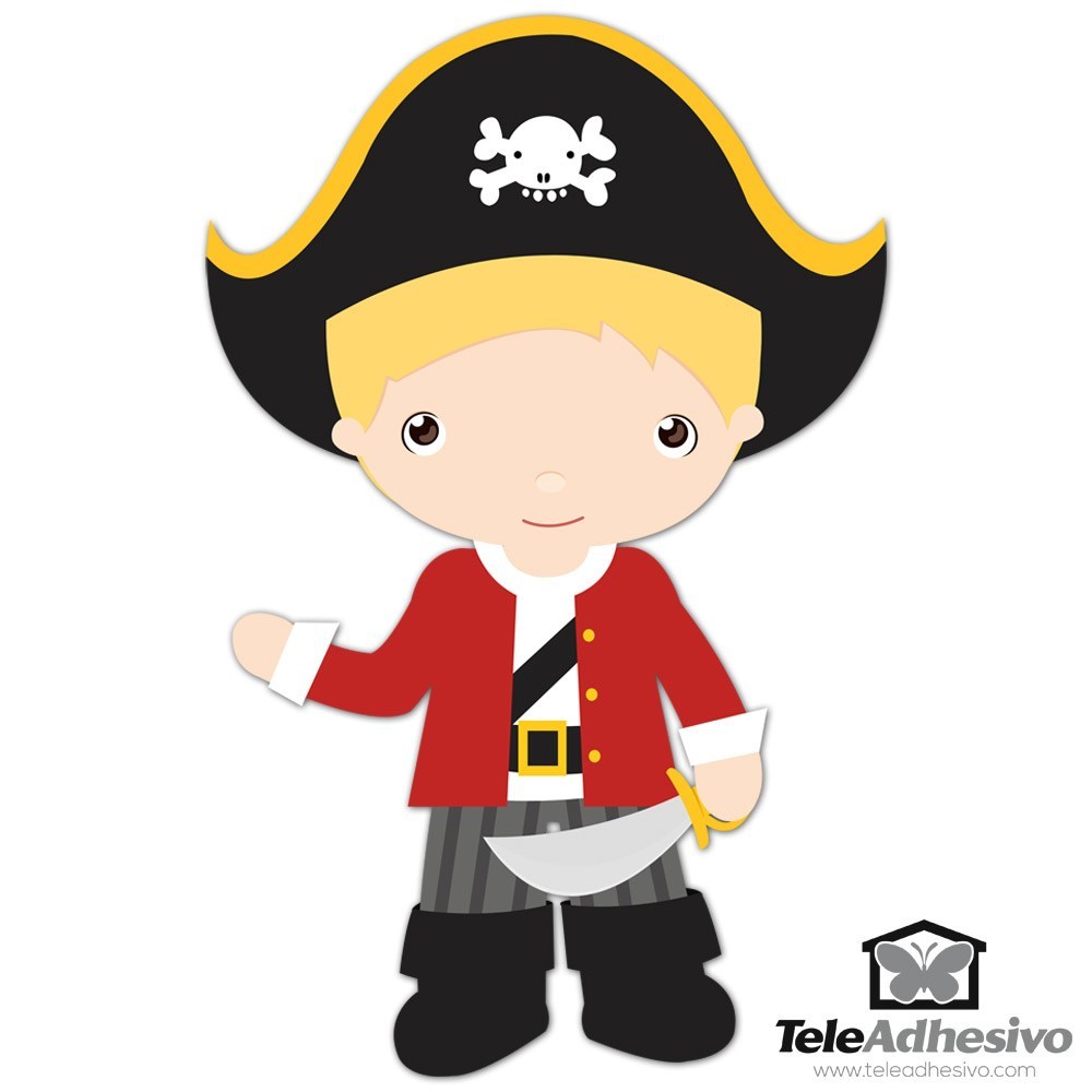 Stickers pour enfants: Capitaine blond