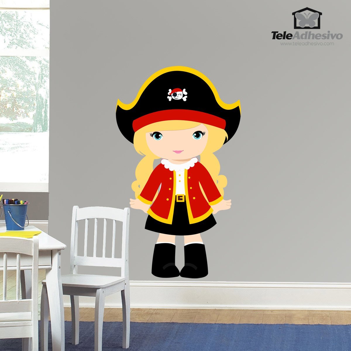 Stickers pour enfants: Capitaine Rouge