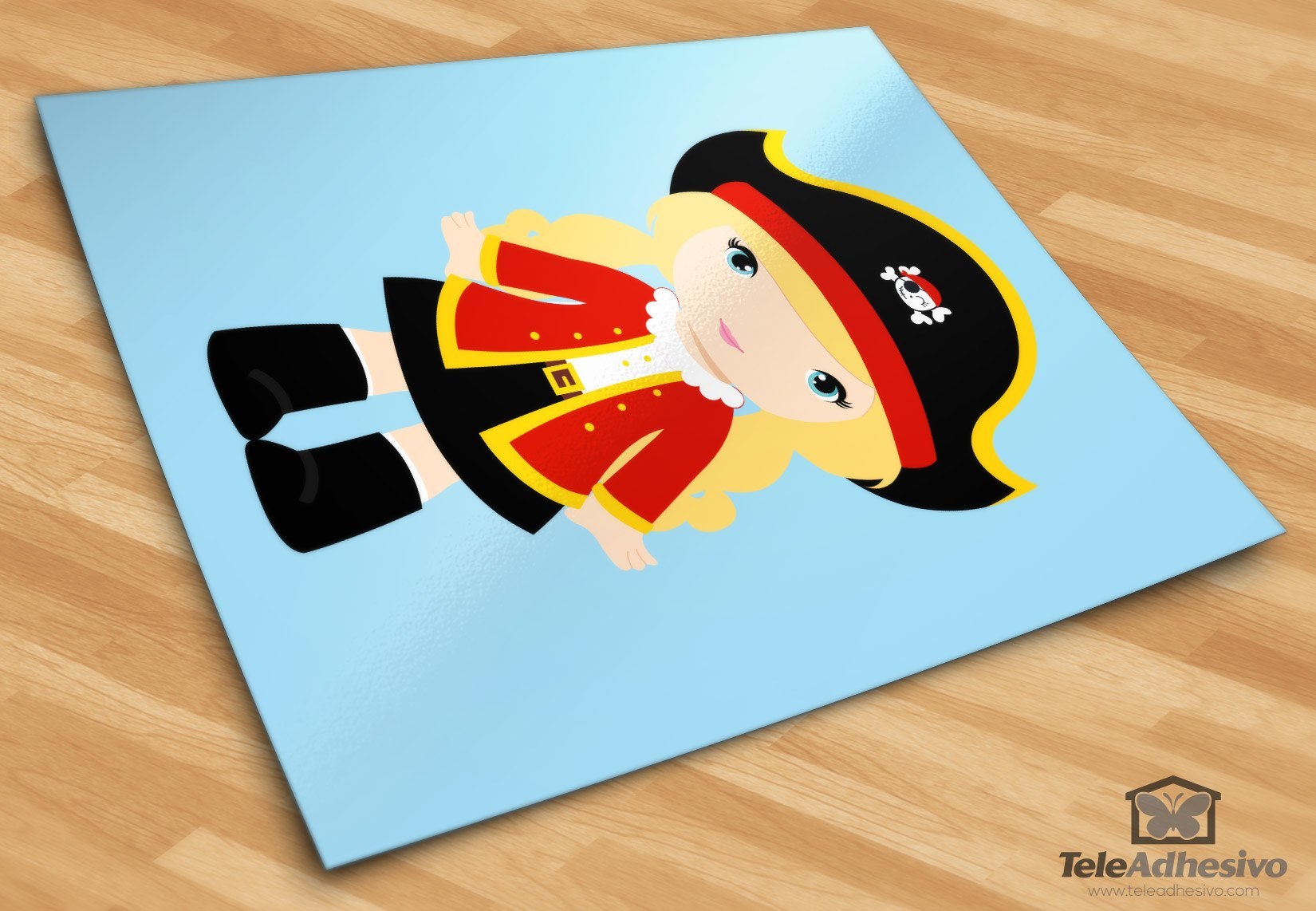 Stickers pour enfants: Capitaine Rouge