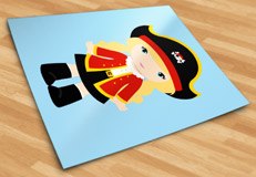 Stickers pour enfants: Capitaine Rouge 5