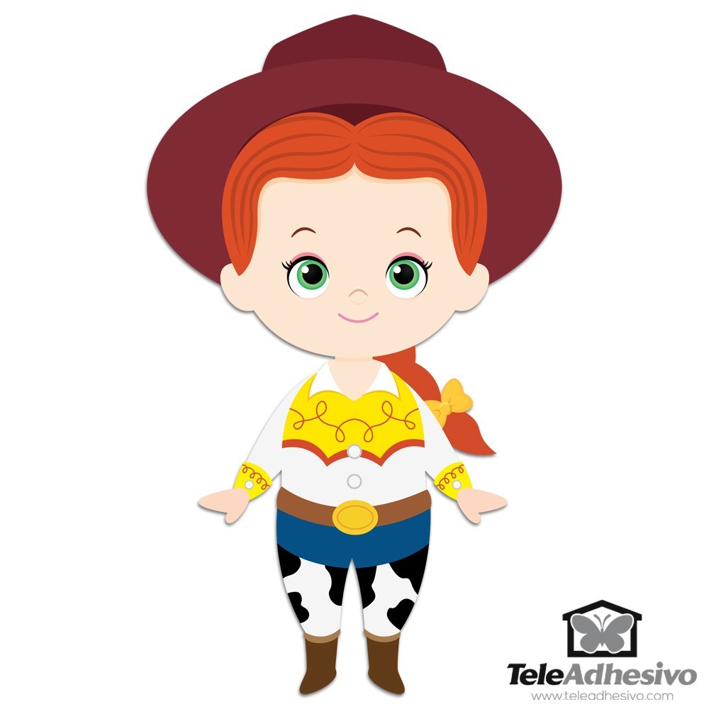 Stickers pour enfants: La cow-girl Jessie, Toy Story