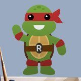 Stickers pour enfants: Tortue Ninja Rafhael 3