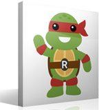 Stickers pour enfants: Tortue Ninja Rafhael 4