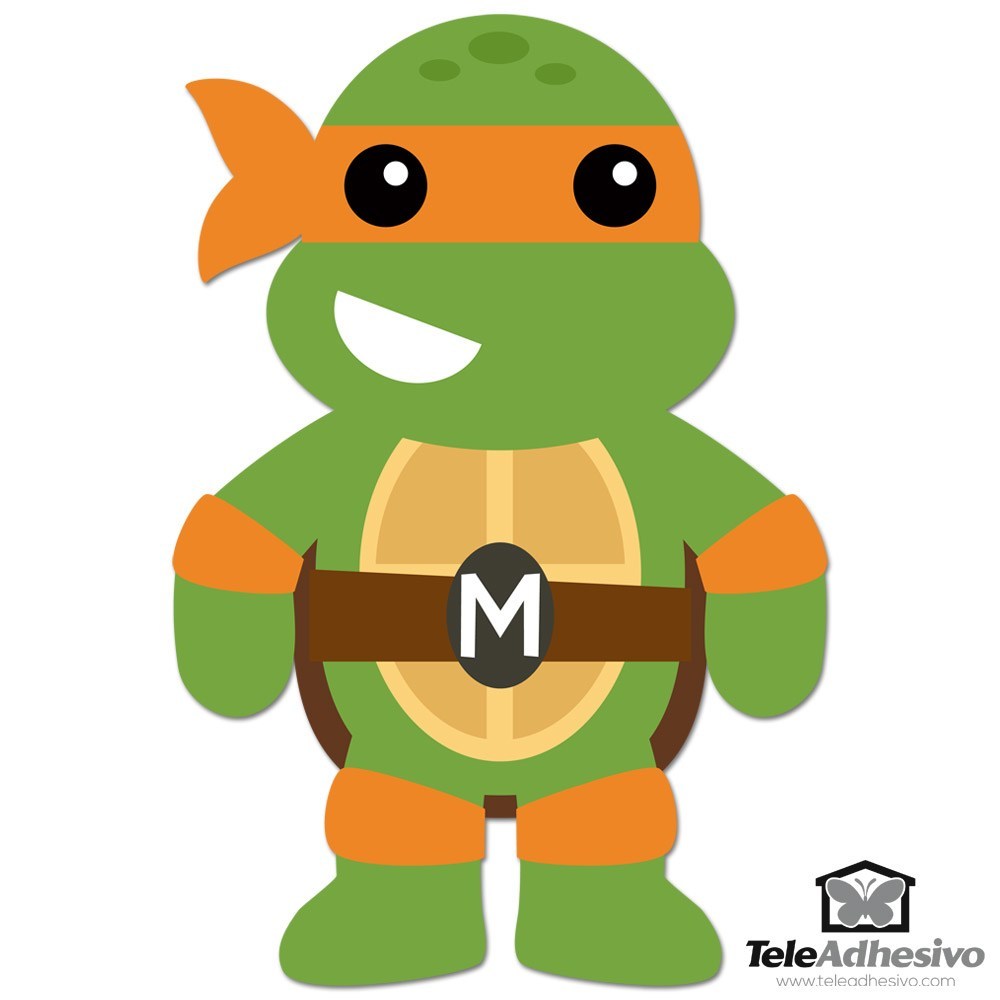 Stickers pour enfants: Michelangelo Ninja Turtle