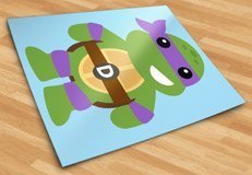 Stickers pour enfants: Ninja Turtle Donatello 5